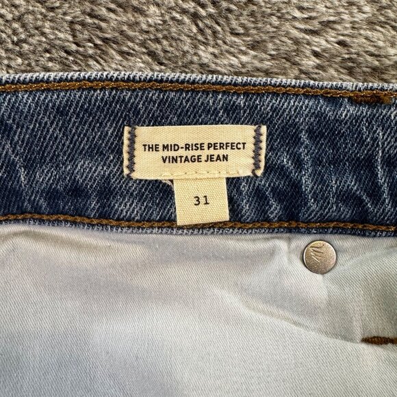 Madewell Mid-Rise Perfect Vintage Jean Sz 31 - Picture 9 of 12